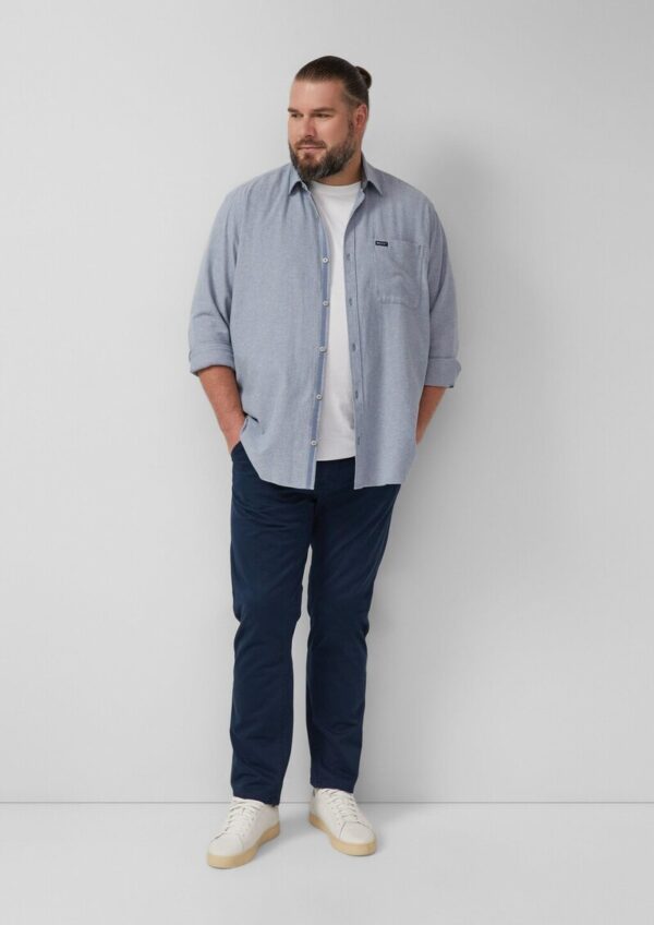 Regular Fit: Gewaschenes Hemd aus Baumwolle