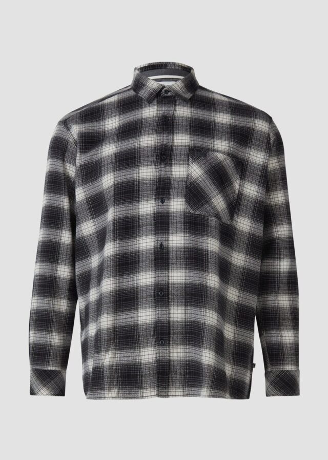 Regular Fit: Kariertes Hemd mit Waschung
