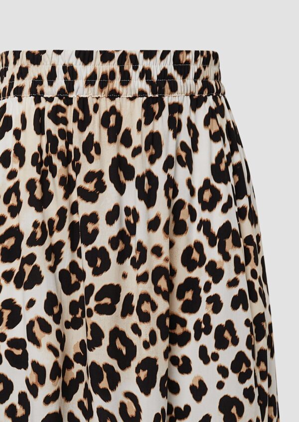 Viskose-Rock mit Leo-Muster