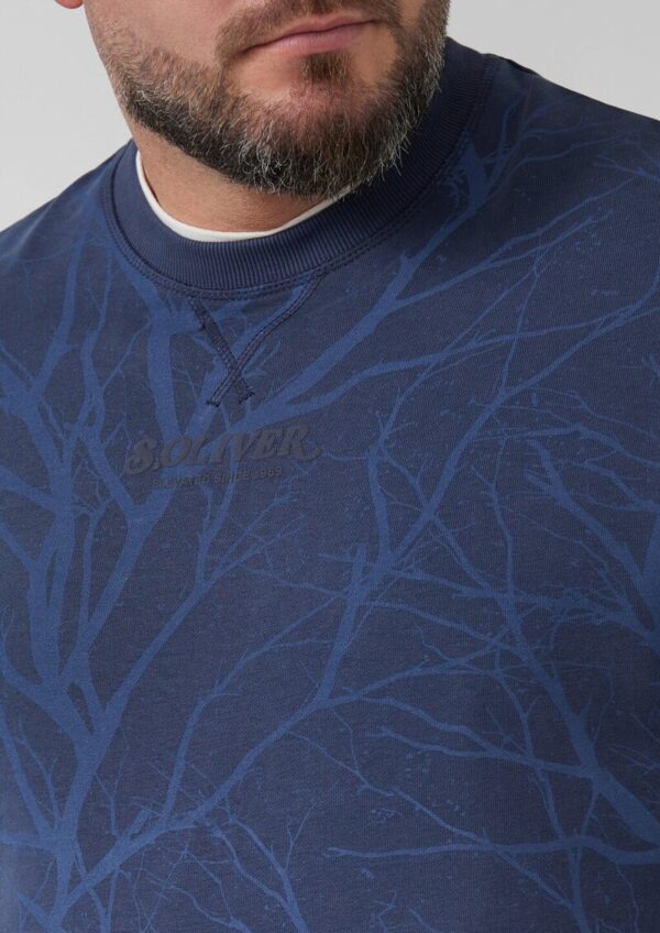 Leichtes Sweatshirt mit All-over-Print