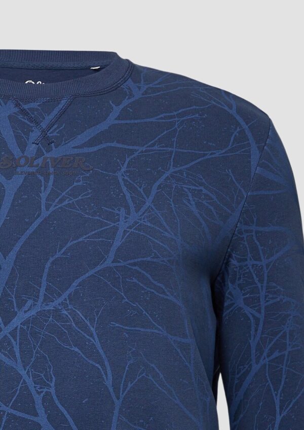 Leichtes Sweatshirt mit All-over-Print