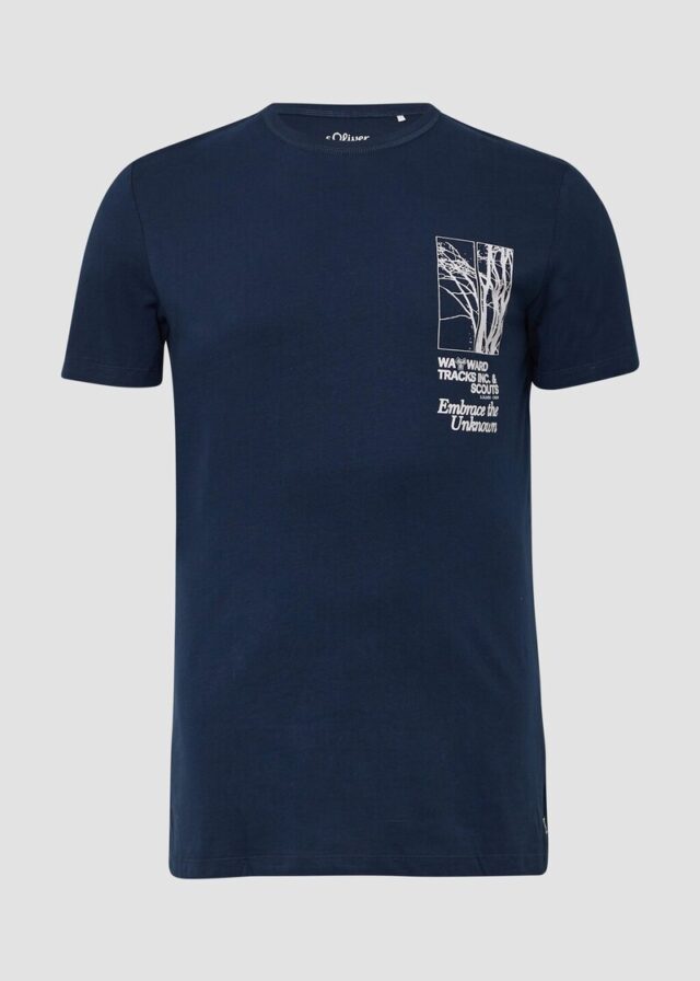 Softes Baumwoll-T-Shirt mit Artwork