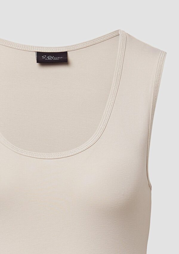 Basic-Top aus Jersey im Slim Fit