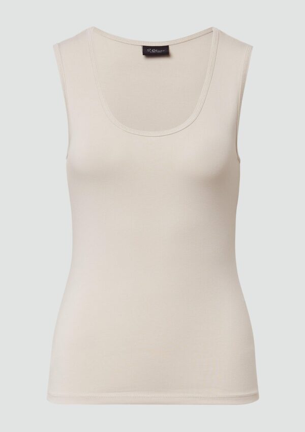 Basic-Top aus Jersey im Slim Fit