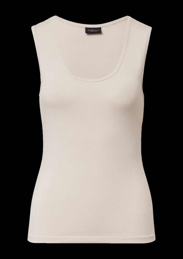 Basic-Top aus Jersey im Slim Fit