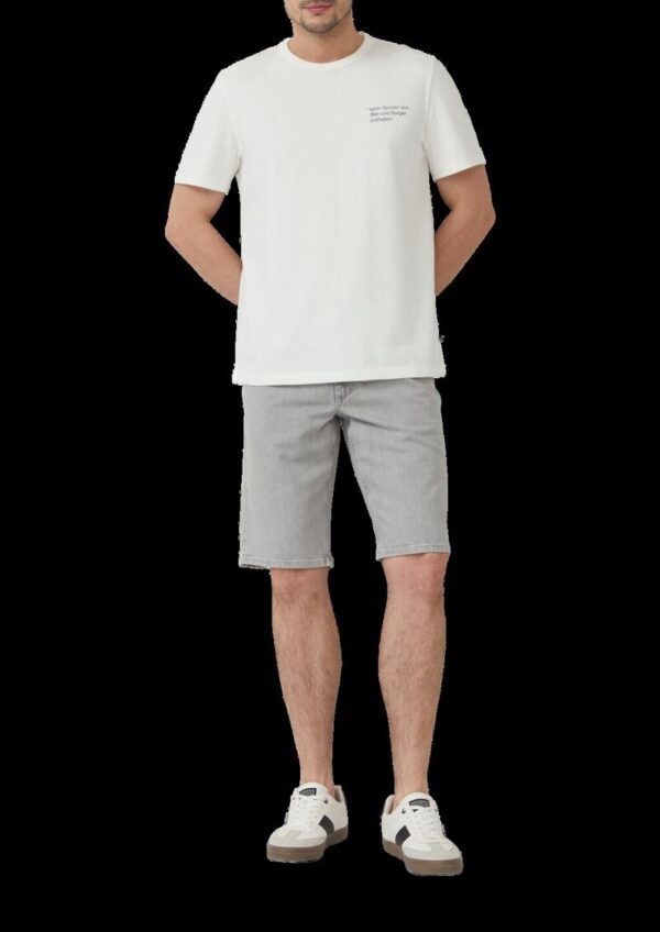 Jeans-Shorts / Regular Fit / Mid Rise / Straight Leg / Pride-Motiv