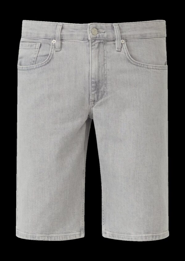 Jeans-Shorts / Regular Fit / Mid Rise / Straight Leg / Pride-Motiv