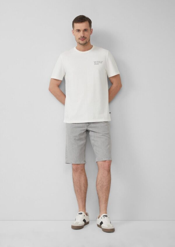 Jeans-Shorts / Regular Fit / Mid Rise / Straight Leg / Pride-Motiv