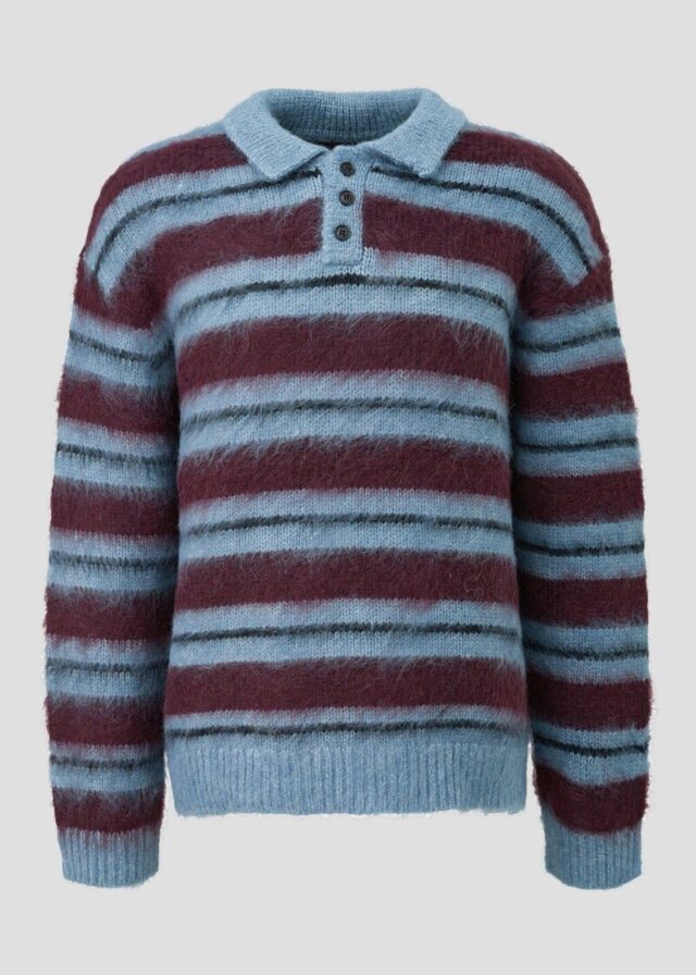 Strickpullover mit Flauschgarn