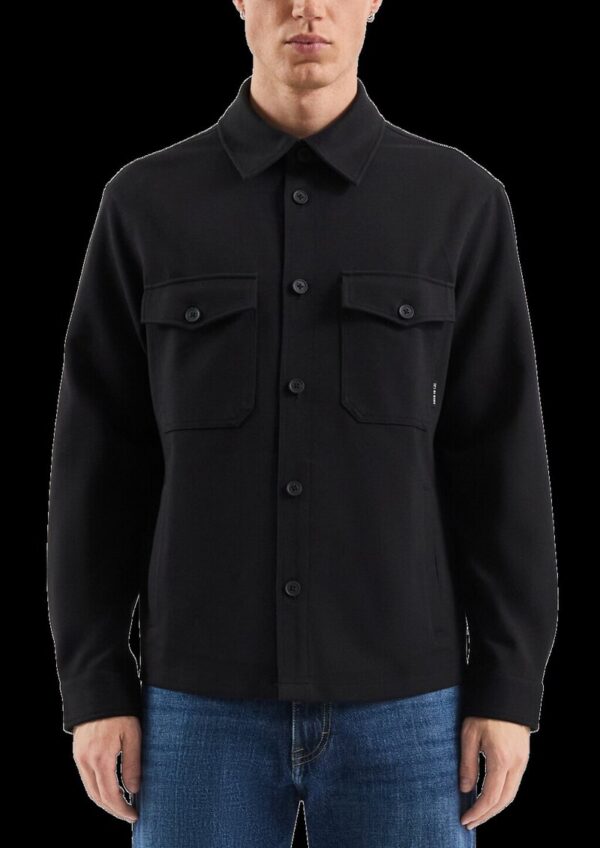 Overshirt mit Struktur