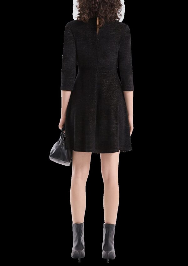 Samtkleid mit Glitzer