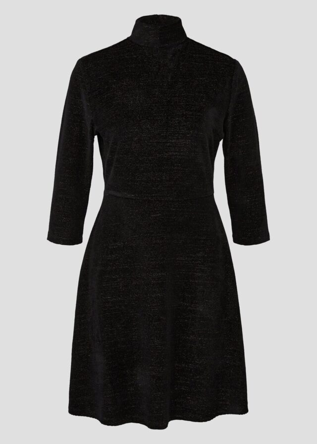 Samtkleid mit Glitzer