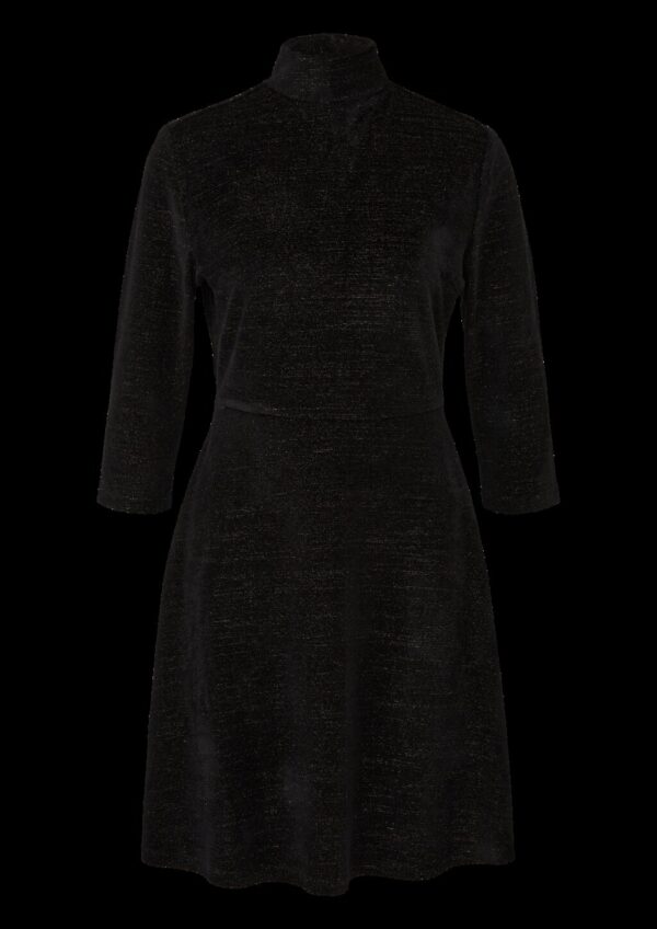 Samtkleid mit Glitzer