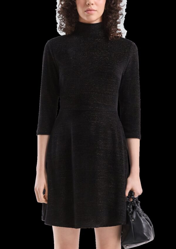 Samtkleid mit Glitzer