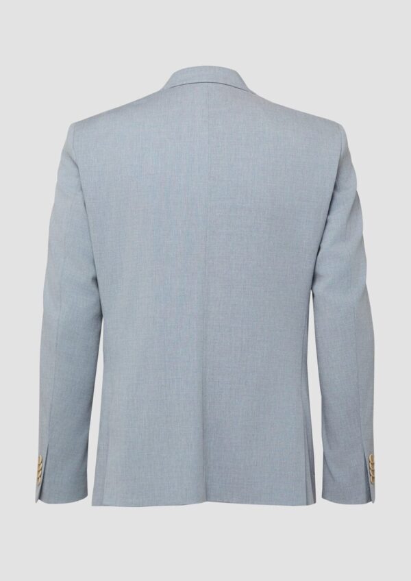s.O PURE: Slim-Fit-Sakko aus elastischem Leinenmix