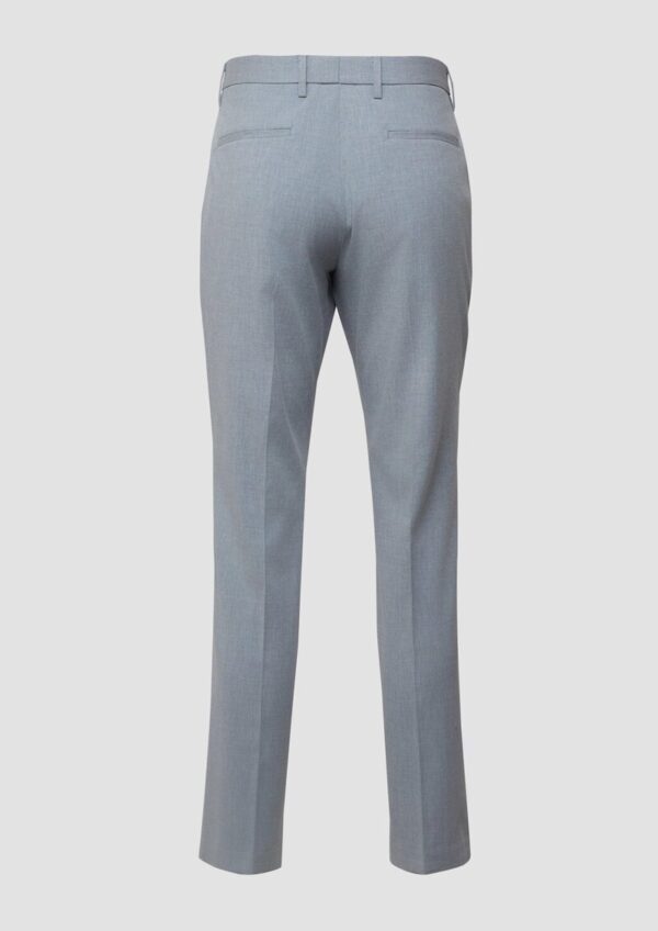 s.O PURE: Anzughose aus elastischem Leinenmix