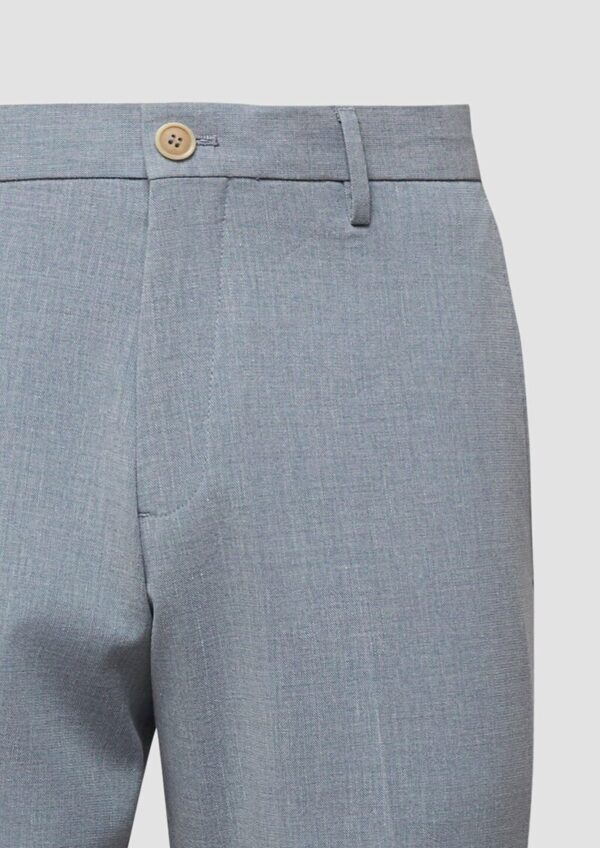 s.O PURE: Anzughose aus elastischem Leinenmix