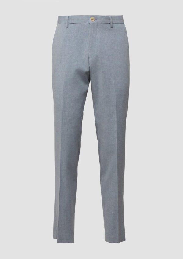 s.O PURE: Anzughose aus elastischem Leinenmix