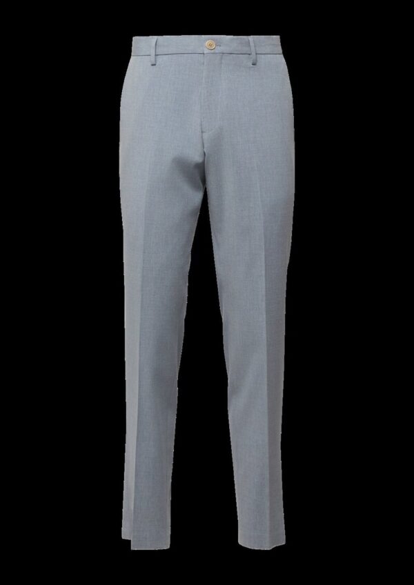 s.O PURE: Anzughose aus elastischem Leinenmix