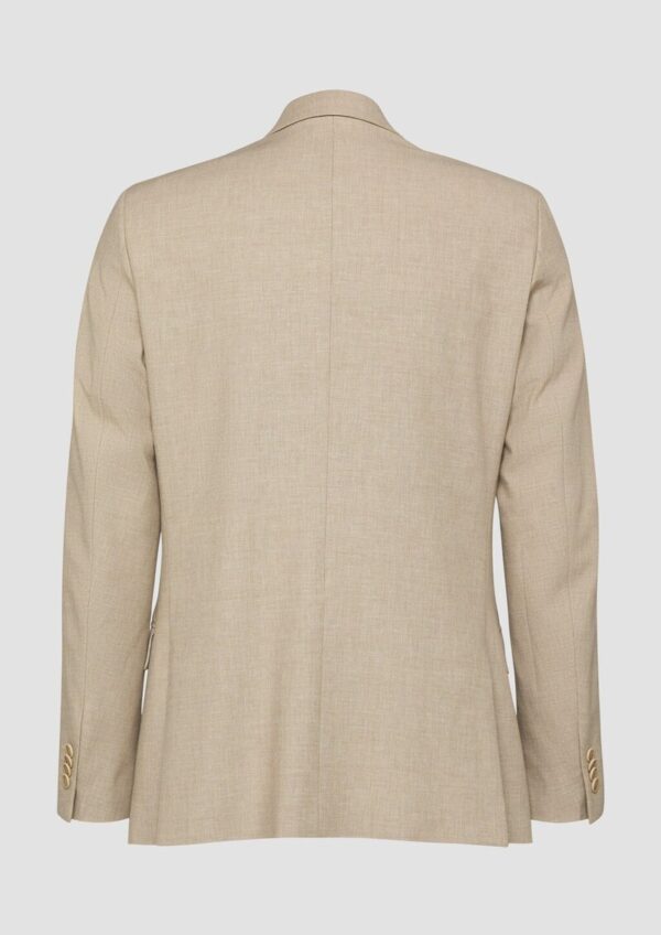 s.O PURE: Doppelreihiges Sakko aus elastischem Leinenmix
