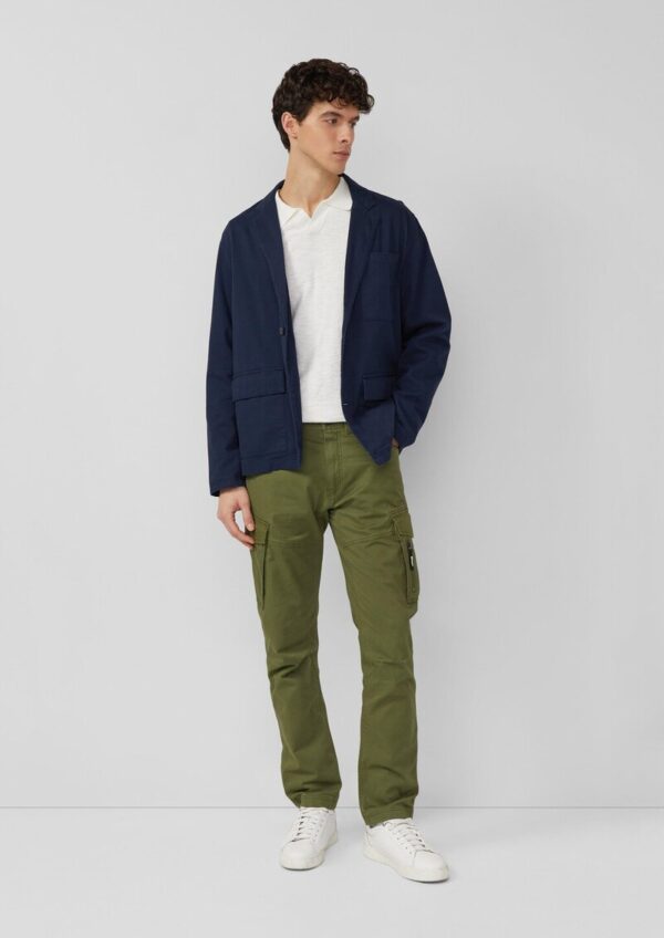 Casual Sakko mit Waschung und aufgesetzten Taschen