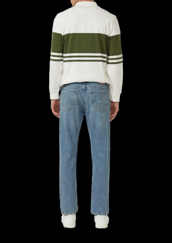 Jeans / Regular Fit / Mid Rise / Straight Leg / Chino-Taschen