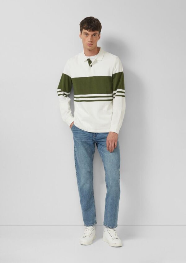 Jeans / Regular Fit / Mid Rise / Straight Leg / Chino-Taschen