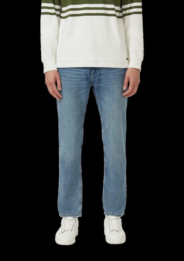 Jeans / Regular Fit / Mid Rise / Straight Leg / Chino-Taschen