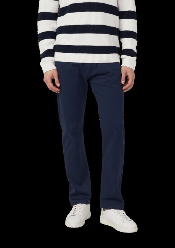 Regular Fit: Hose aus strukturierter Baumwolle