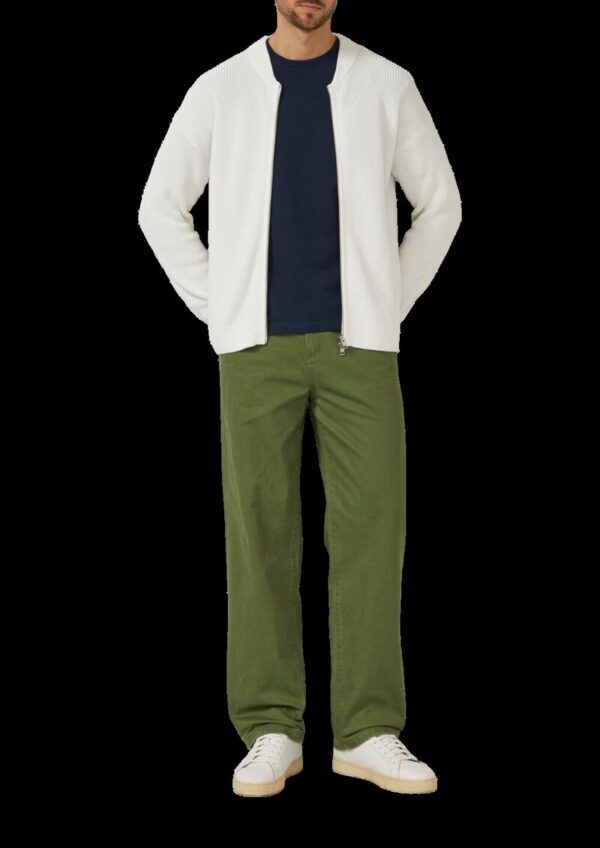 Wide-Leg-Hose aus Baumwoll-Twill