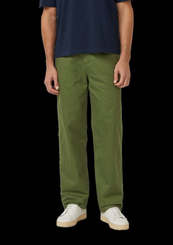 Wide-Leg-Hose aus Baumwoll-Twill