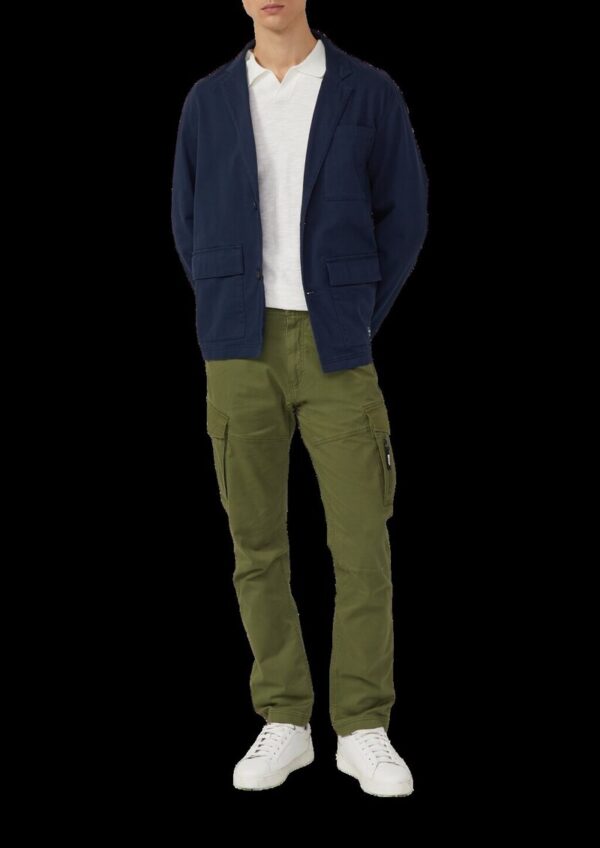 Regular Fit: Cargo-Hose aus Baumwollmix mit Straight Leg