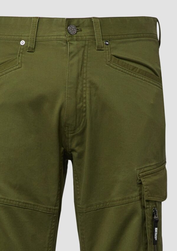 Regular Fit: Cargo-Hose aus Baumwollmix mit Straight Leg