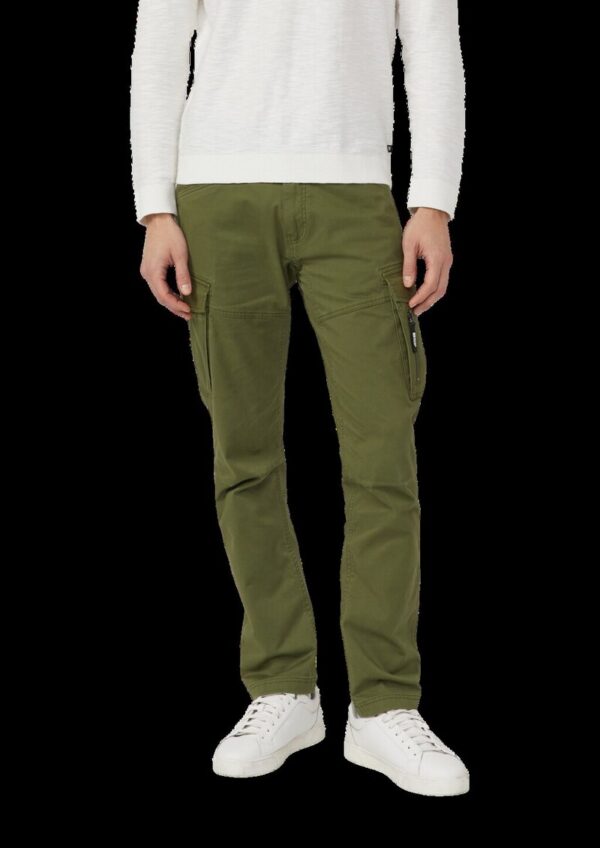 Regular Fit: Cargo-Hose aus Baumwollmix mit Straight Leg