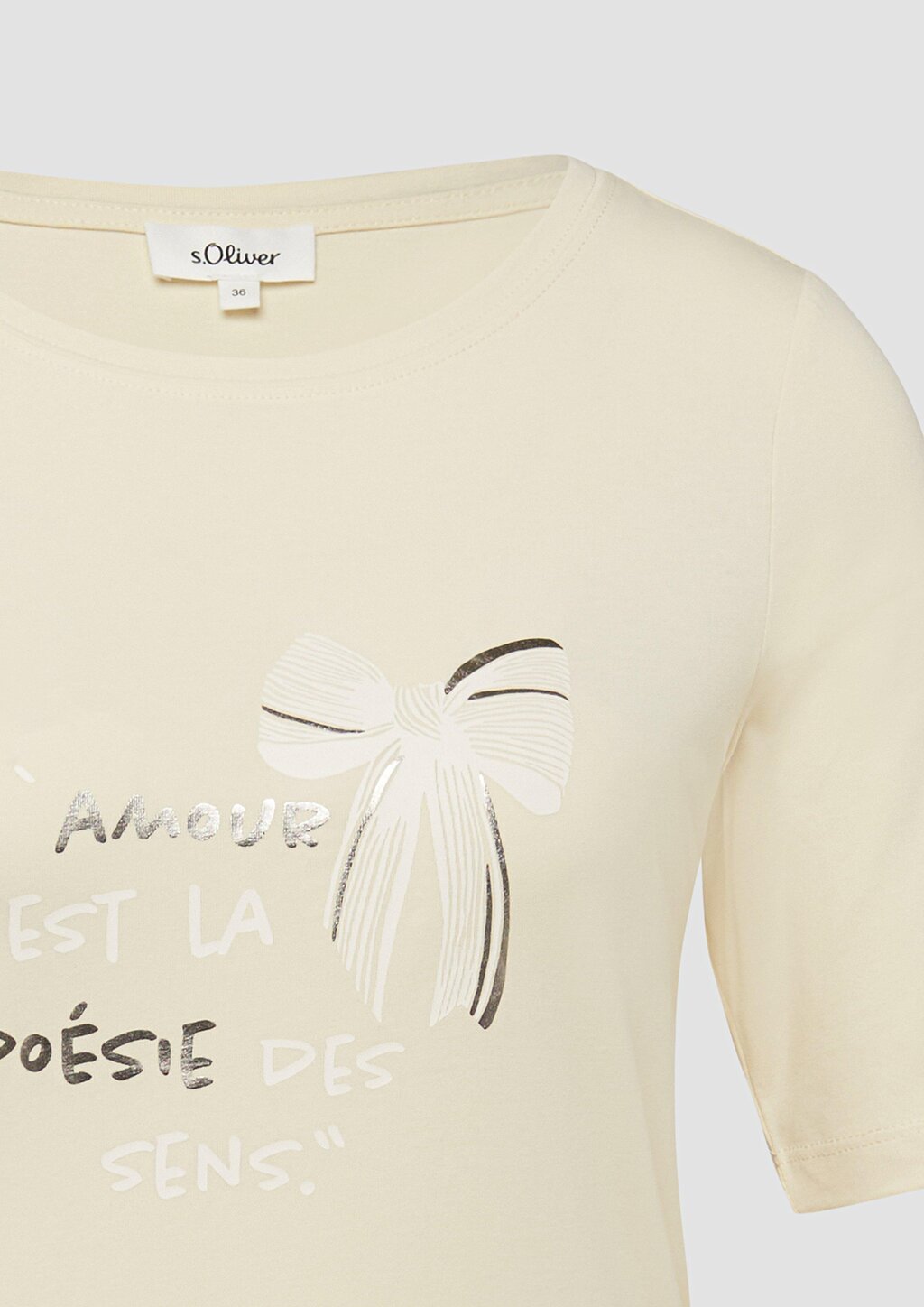 T-Shirt mit Frontprint im Slim Fit