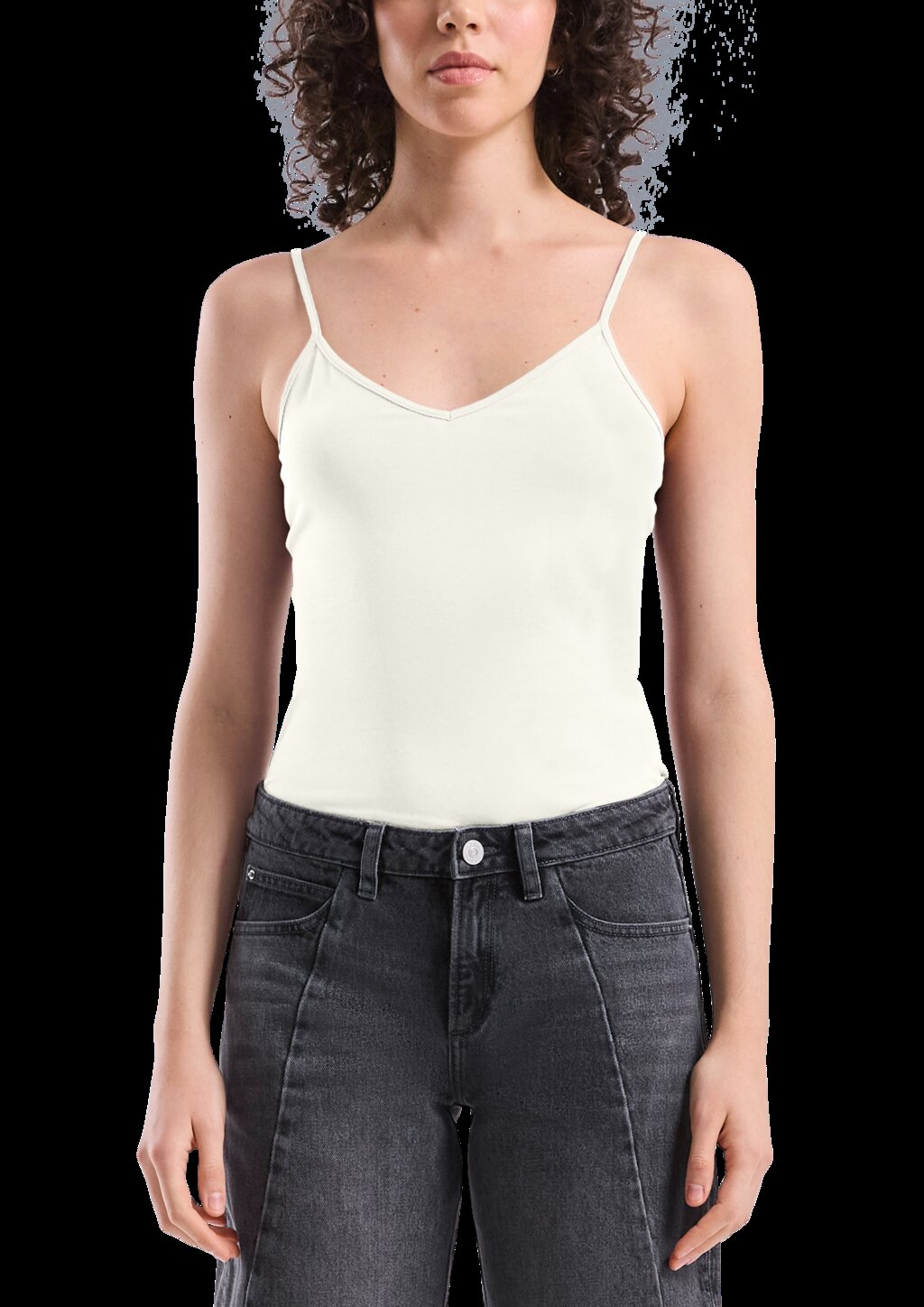 Elastisches Spaghettiträgertop