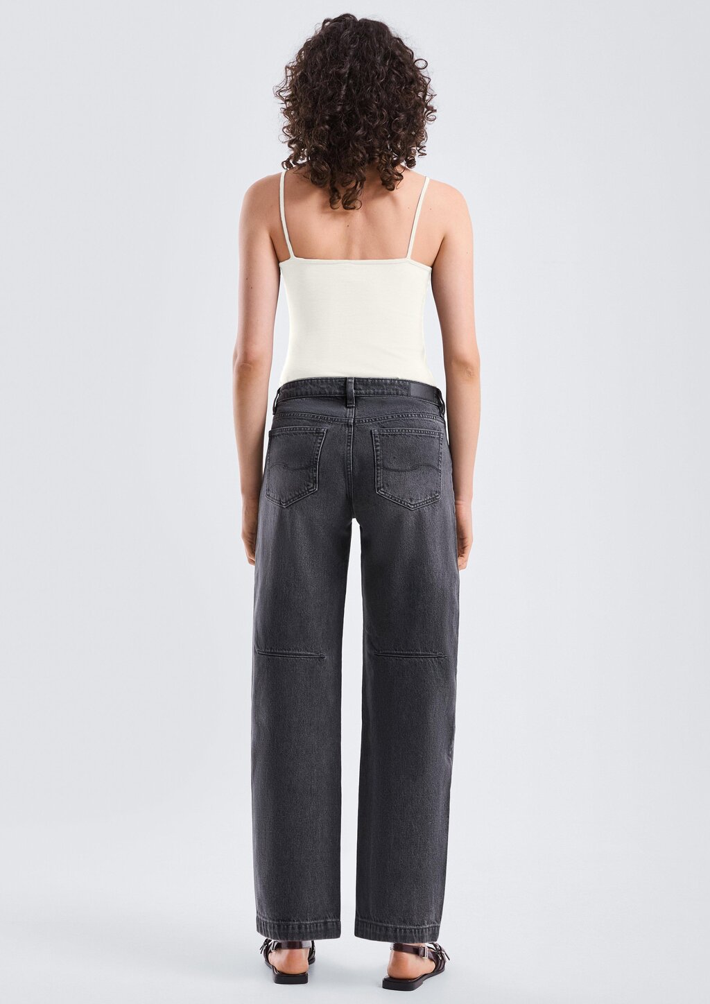 Elastisches Spaghettiträgertop