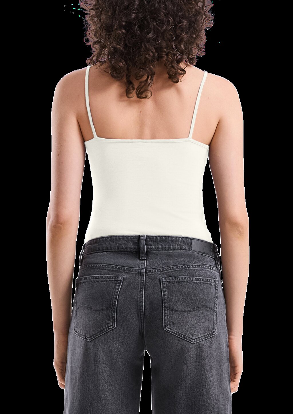 Elastisches Spaghettiträgertop