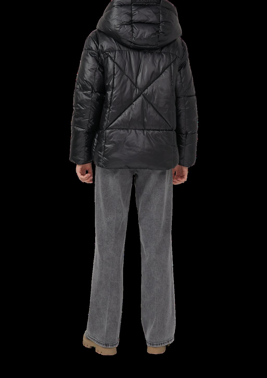 Gesteppte Puffer-Jacke mit Weitenregulierung