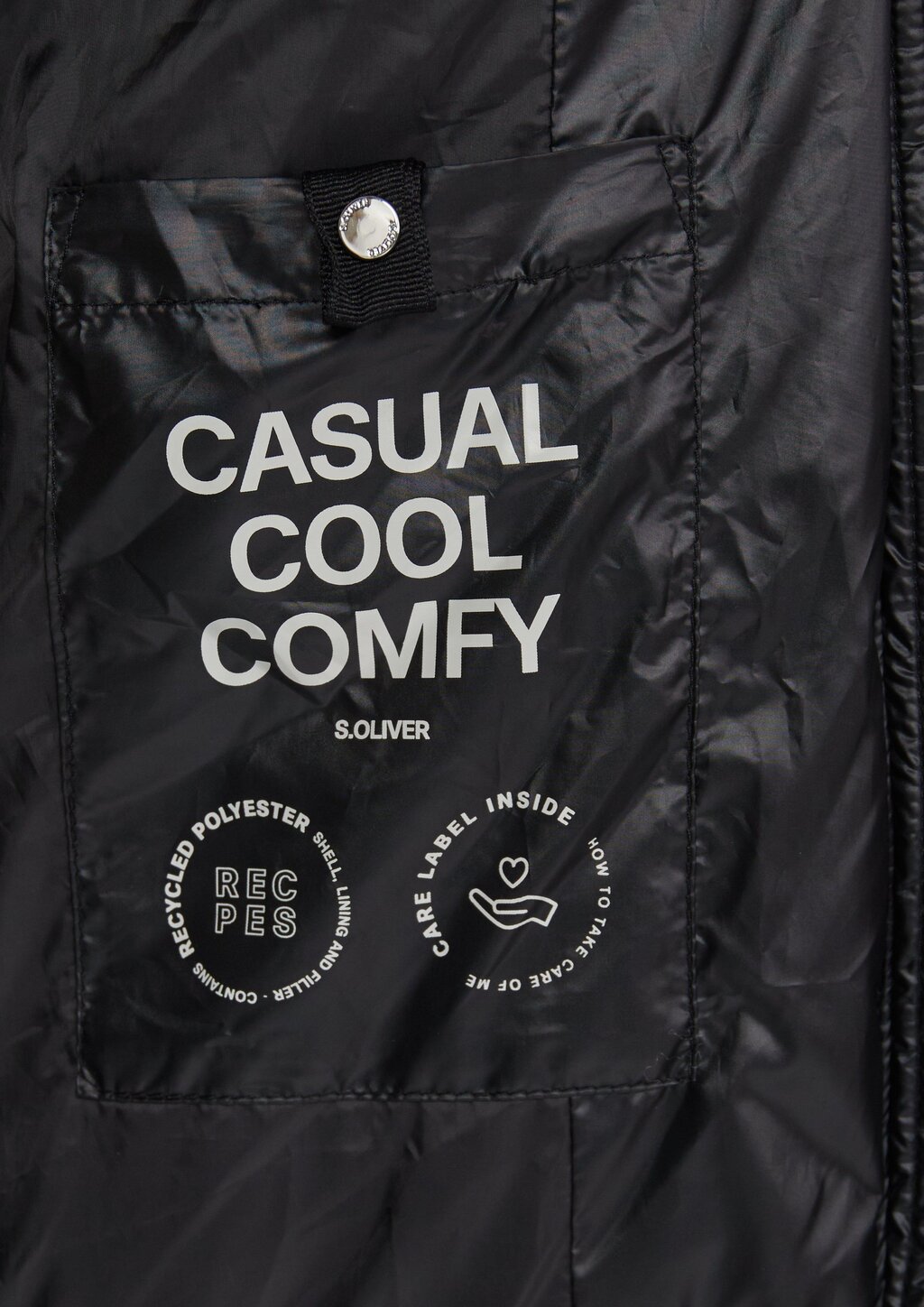 Gesteppte Puffer-Jacke mit Weitenregulierung