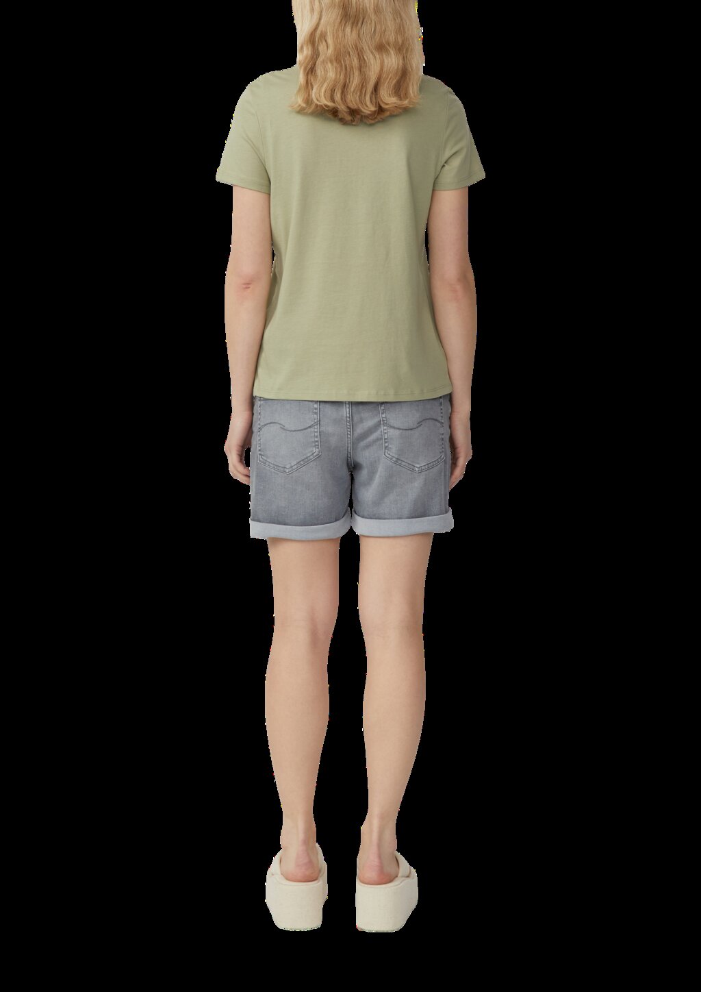 Baumwollshirt mit Frontprint