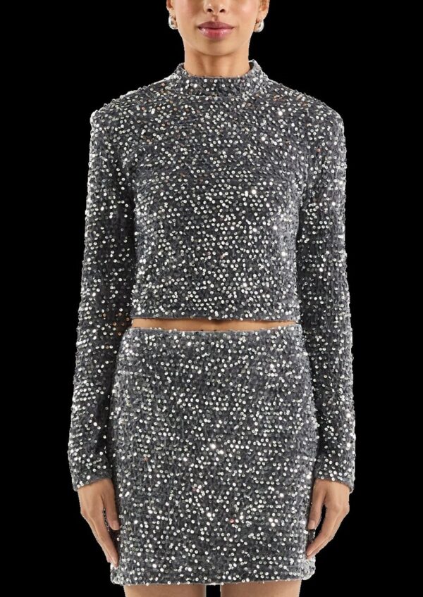 QS x Vanessa Mai | Paillettenshirt