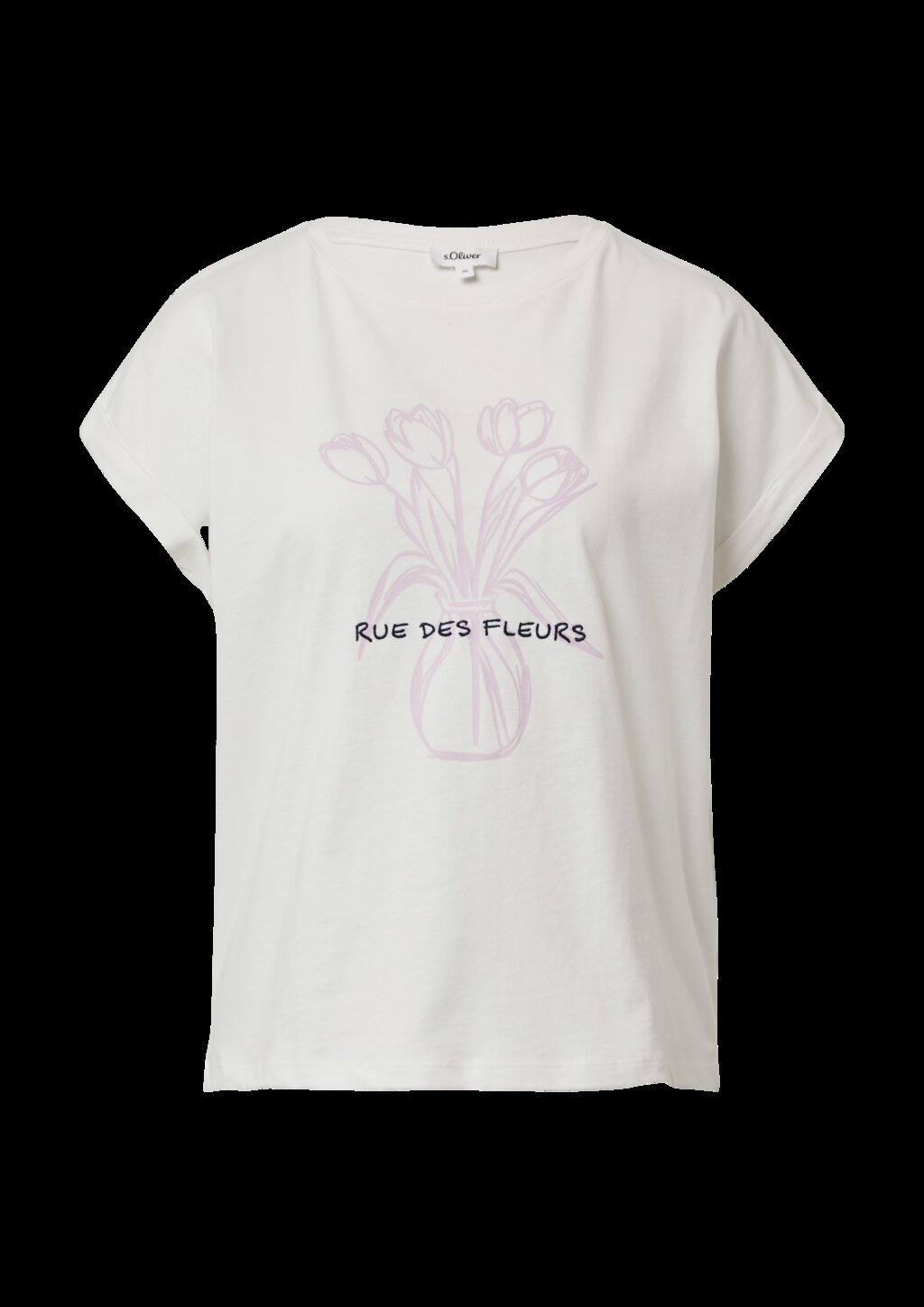 T-Shirt mit Frontprint im Relaxed Fit