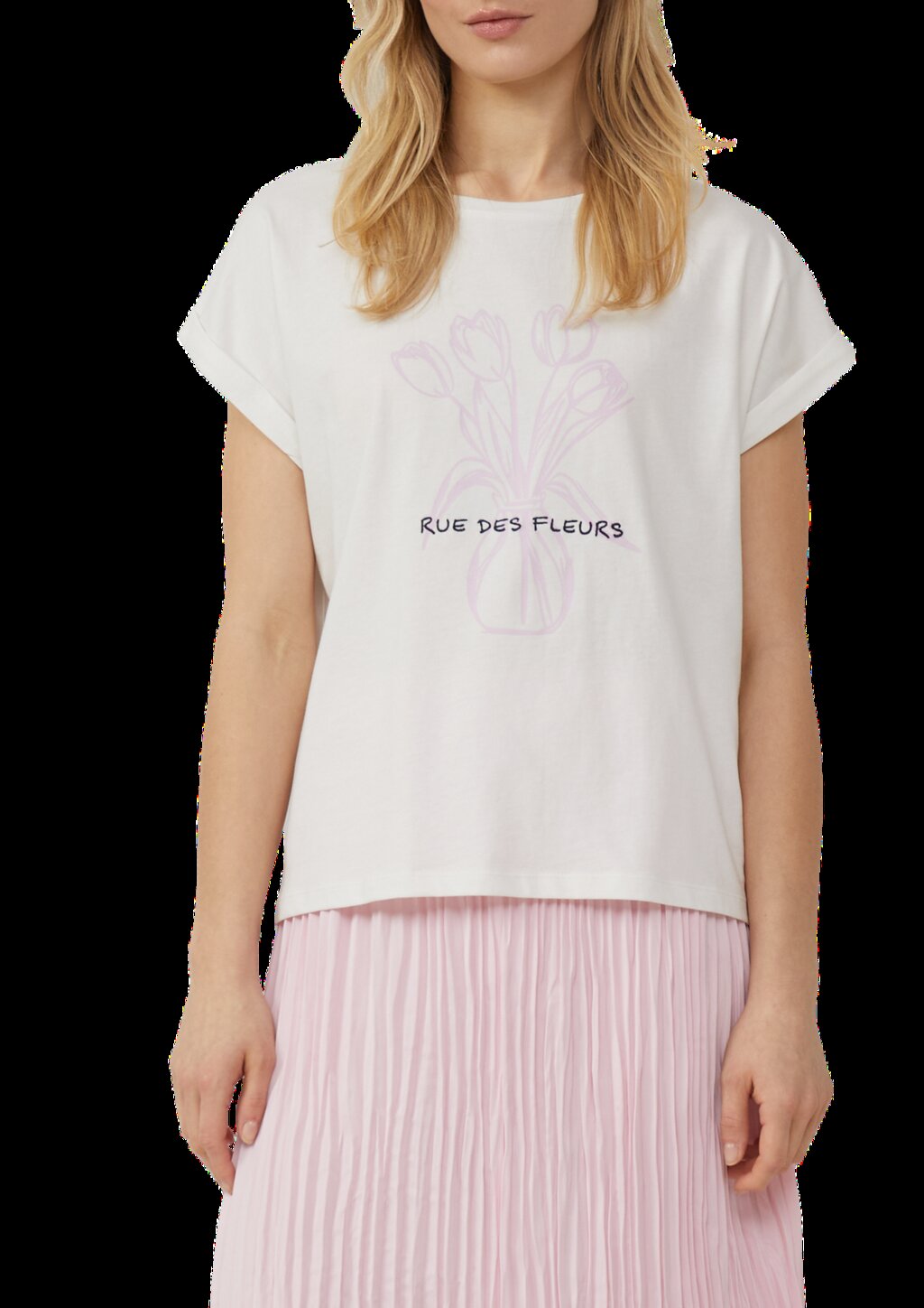 T-Shirt mit Frontprint im Relaxed Fit