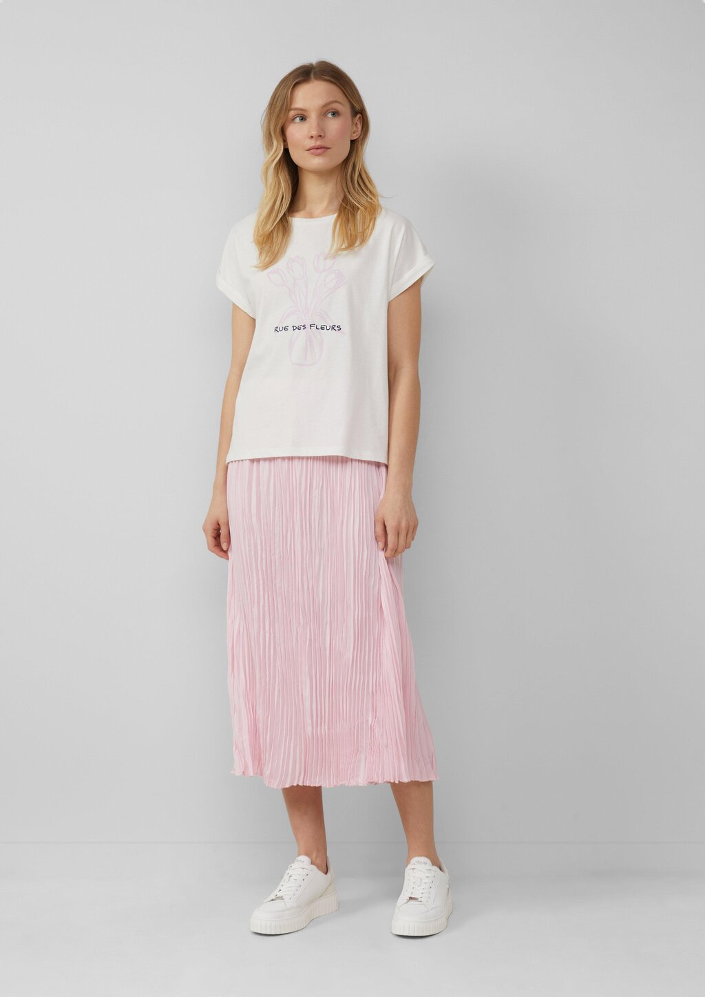 T-Shirt mit Frontprint im Relaxed Fit