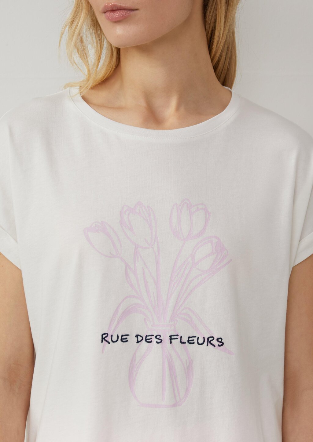 T-Shirt mit Frontprint im Relaxed Fit