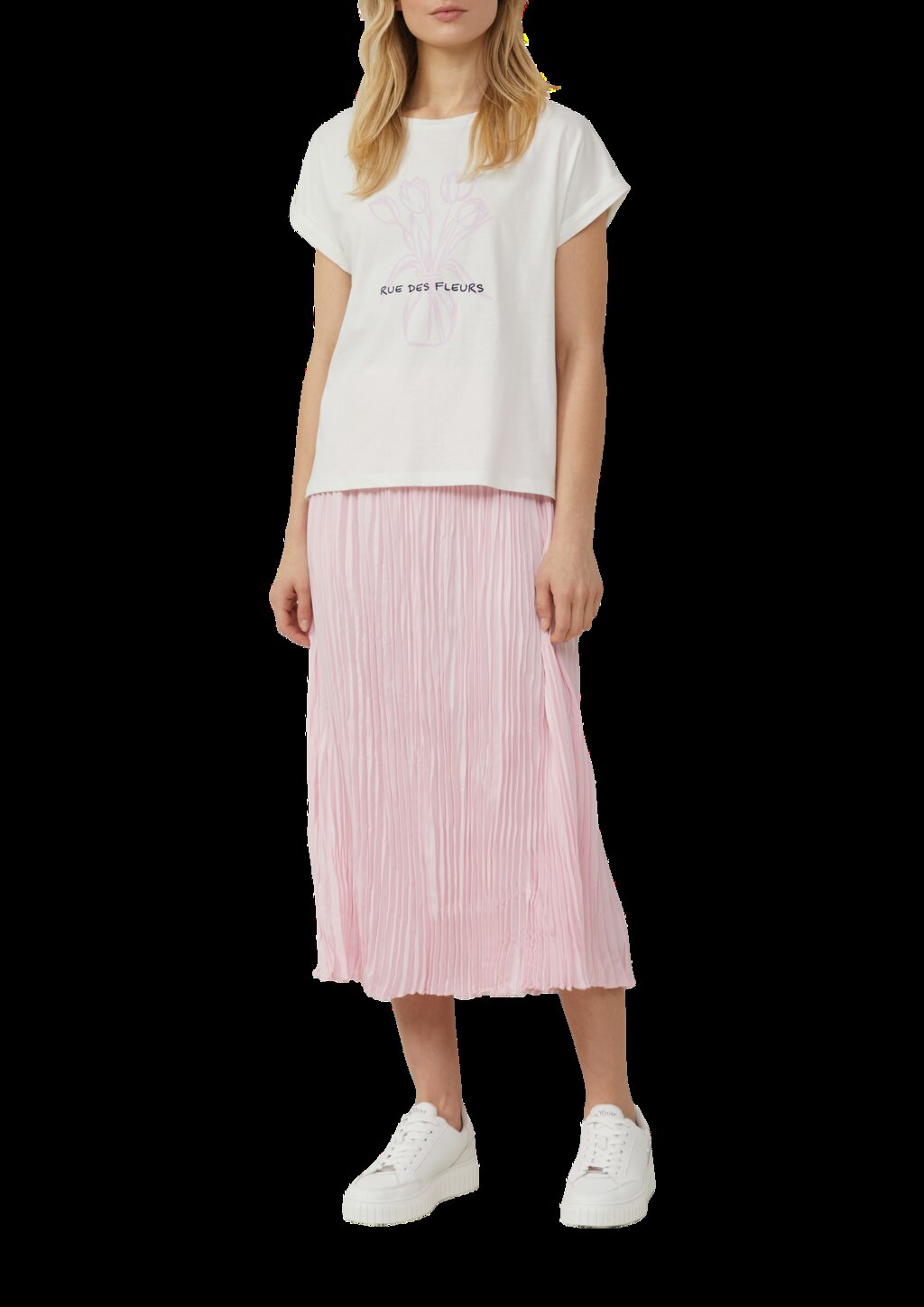 T-Shirt mit Frontprint im Relaxed Fit