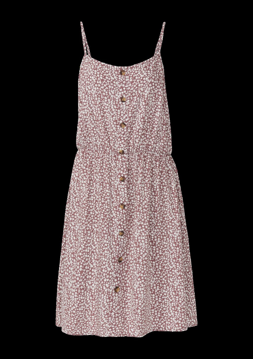 Spaghettiträgerkleid aus Viskose