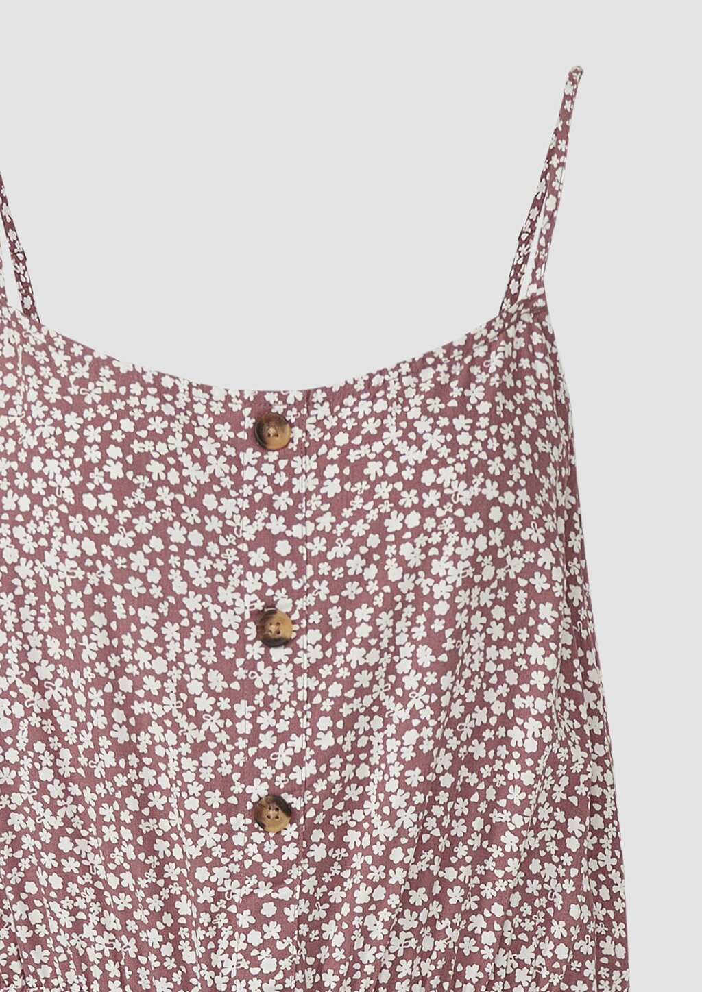 Spaghettiträgerkleid aus Viskose