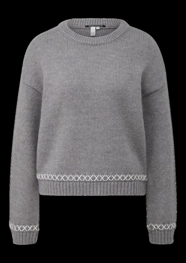 Pullover mit Stickerei